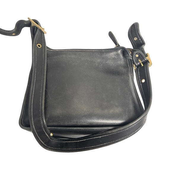 Vintage Coach Genuine Leather Legacy Zip Bag - Picture 7 of 9